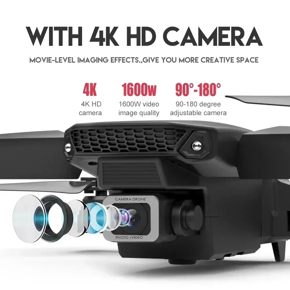 E88 Pro WIFI FPV Drone gran an - Rc Helicopter Case reseña y precio