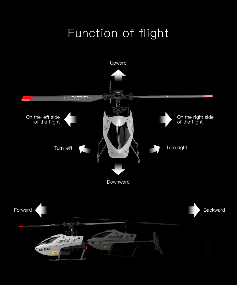 Helicóptero RC ERA C129V2 con  - Rc Helicopter Gyro reseña y precio