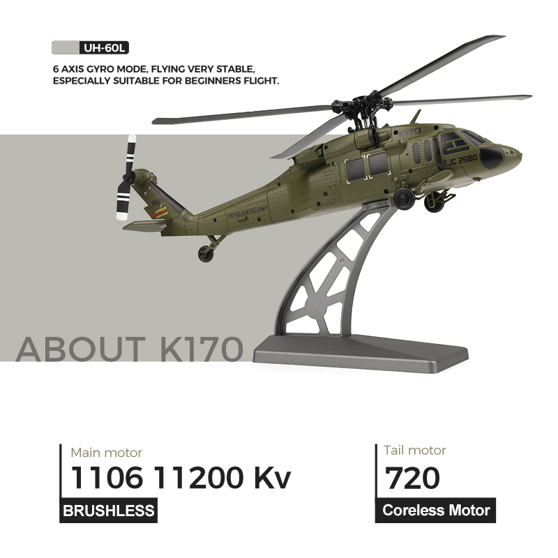 Helicóptero RC UH-60L sin Esco - Rc Helicopter Gyro reseña y precio