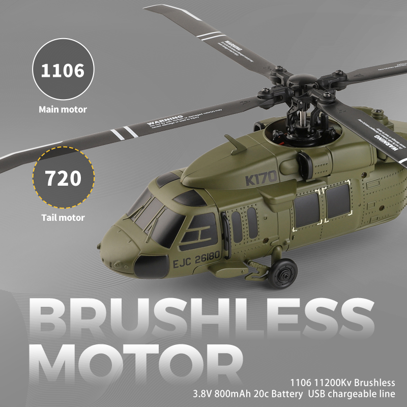 Helicóptero RC UH-60L sin Esco - Rc Helicopter Gyro reseña y precio