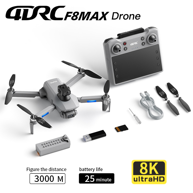 Dron F8 MAX GPS profesional co - Rc Helicopter Electric reseña y precio