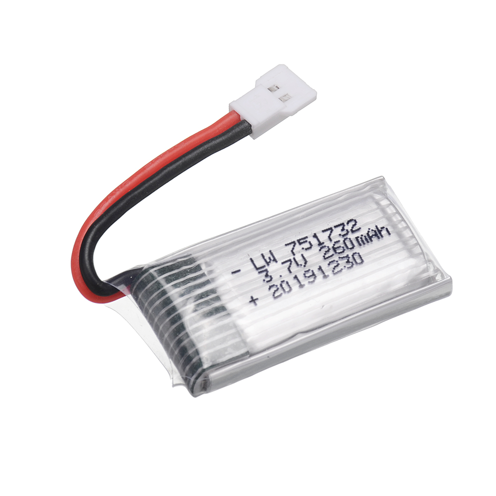 Batería Lipo de 3,7 V y 260 mA - Eachine Drone E010 reseña y precio