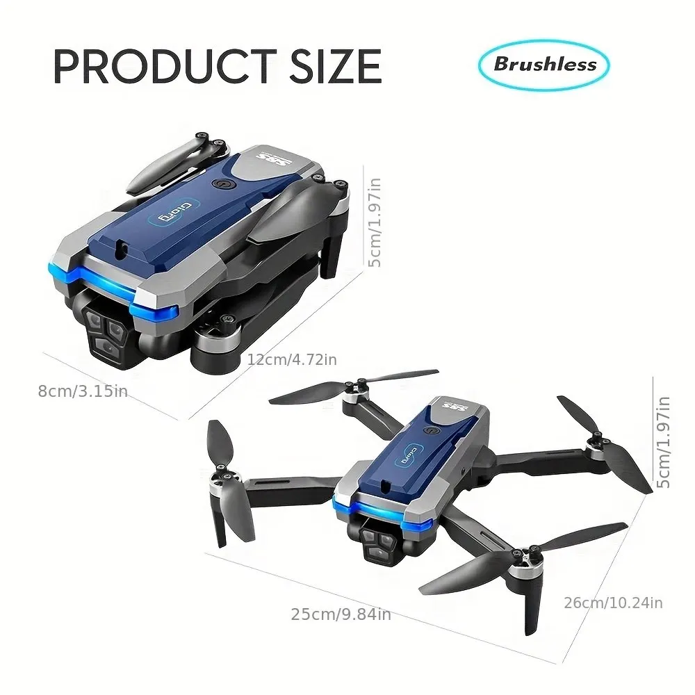 Dron plegable S8S con GPS, 5G, - Rc Helicopter Electric reseña y precio